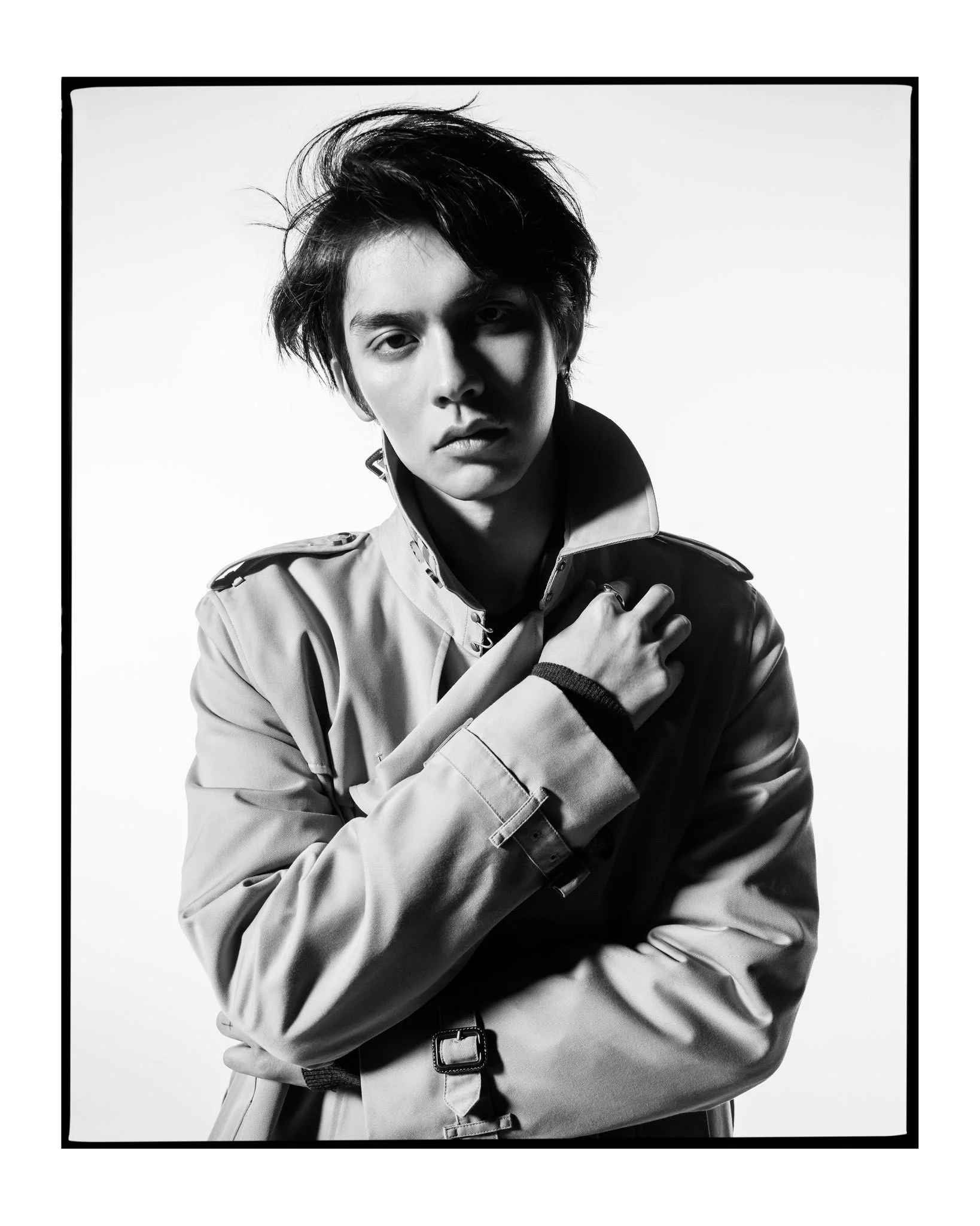 Bright Vachirawit portrait for Burberry Portraits of an Icon campaign