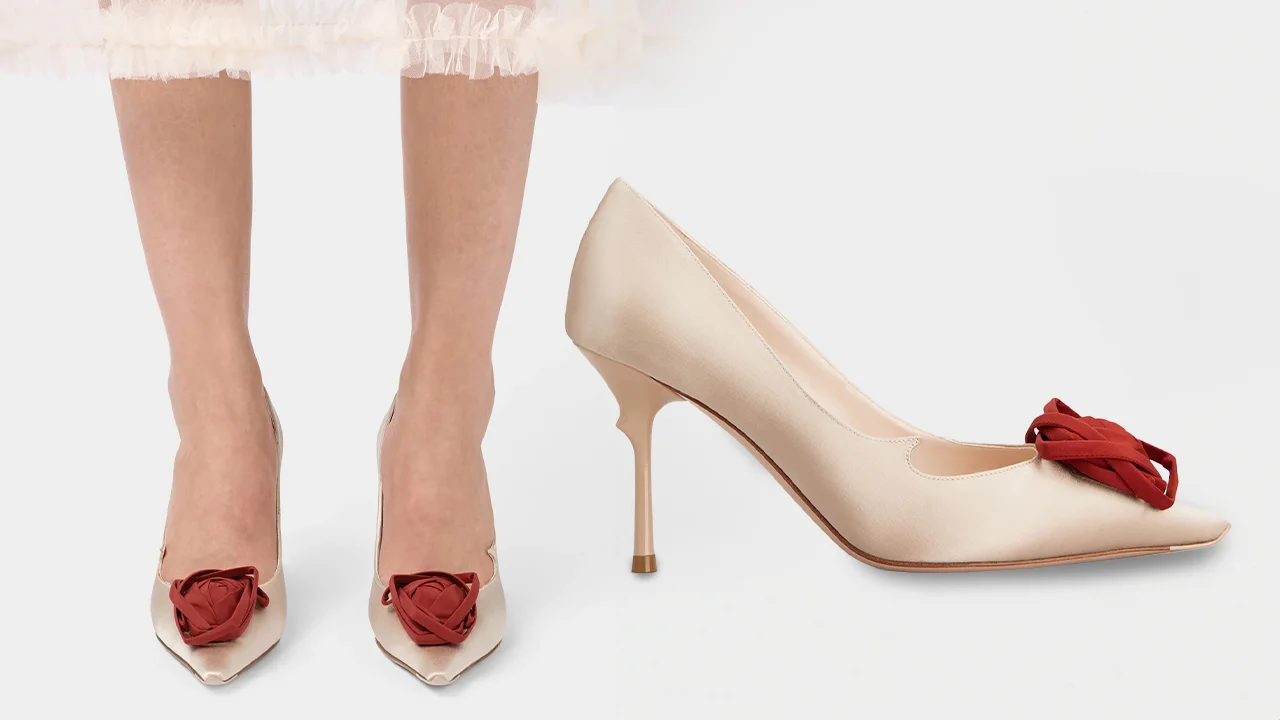Designer Satin Shoes: 6 Luxury Brand High-End Heels &amp; Flats