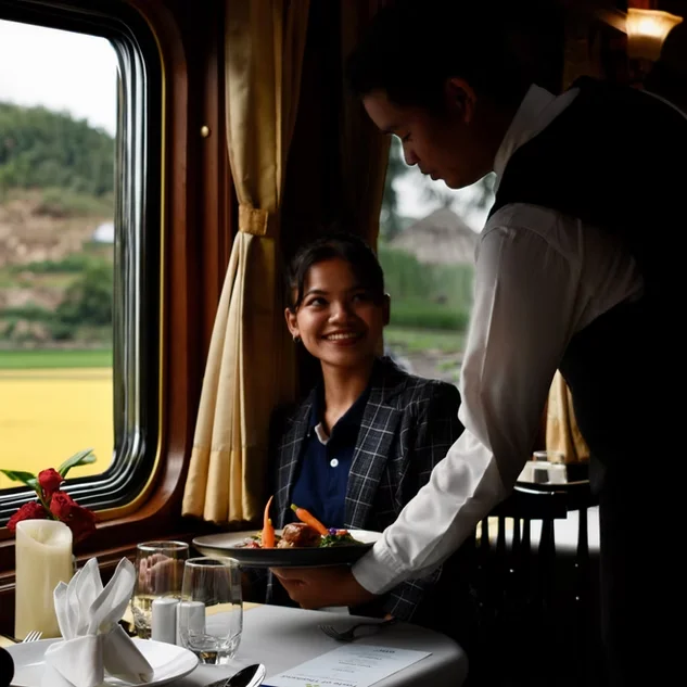 The Blue Jasmine Train เน้นความหรูหราคลาสสิก