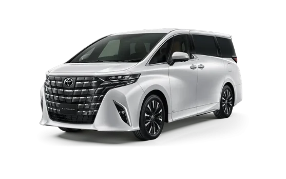 Exterior side profile of the Toyota Alphard HEV Smart E-Four price starting at 3,590,000 THB